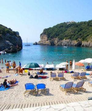 Самые интересные пляжи греческого корфу Песочные пляжи корфу